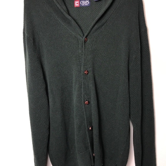 forest green cardigan mens